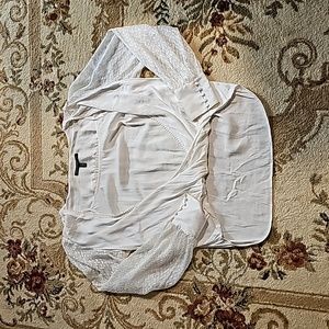 White black fashion top